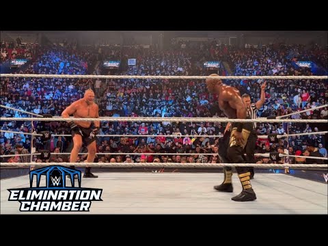 Bobby Lashley vs Brock Lesnar Full Match - WWE Elimination Chamber 2023