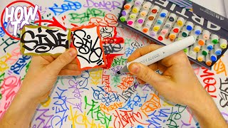 How To Tag Graffiti Letters Tutorial  Basic