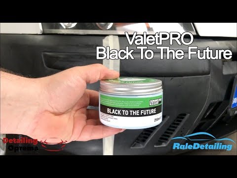 ValetPro Black to the Future консервант-восстановитель пластика 250 мл, видео 1