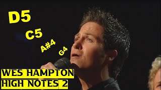 Wes Hampton MORE High Notes || High notes 2