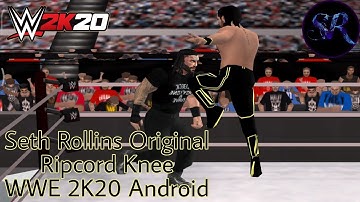 How to Perform Seth Rollins Perfect  Ripcord Knee | WWE 2K20 Android Mod | SR | Gamernafz 2.0