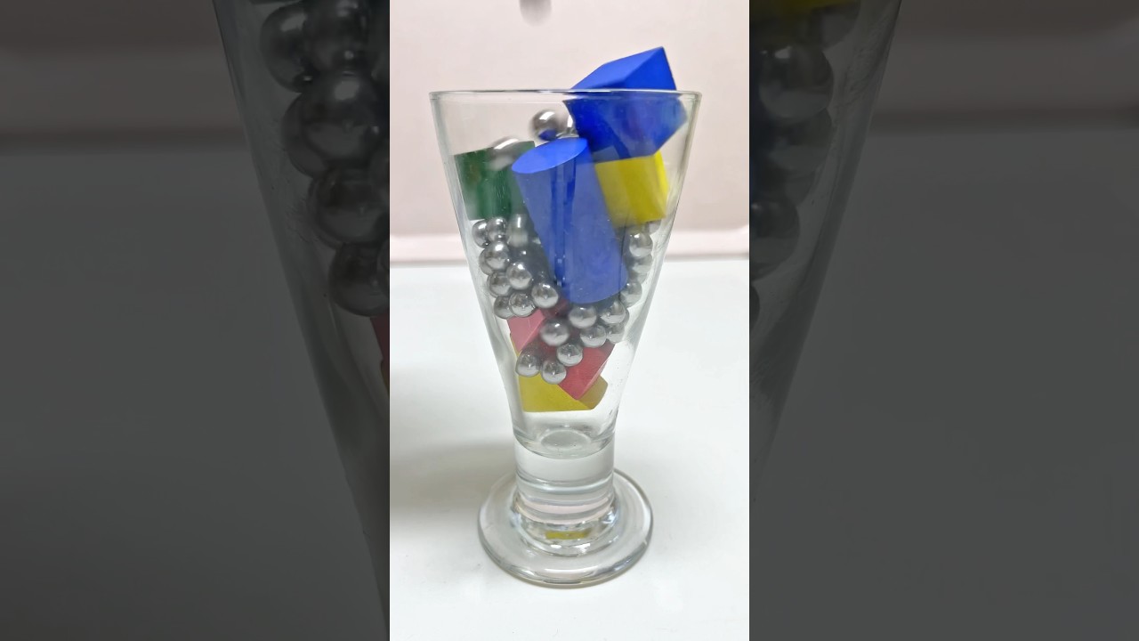 Remix wooden and beads in a cup 