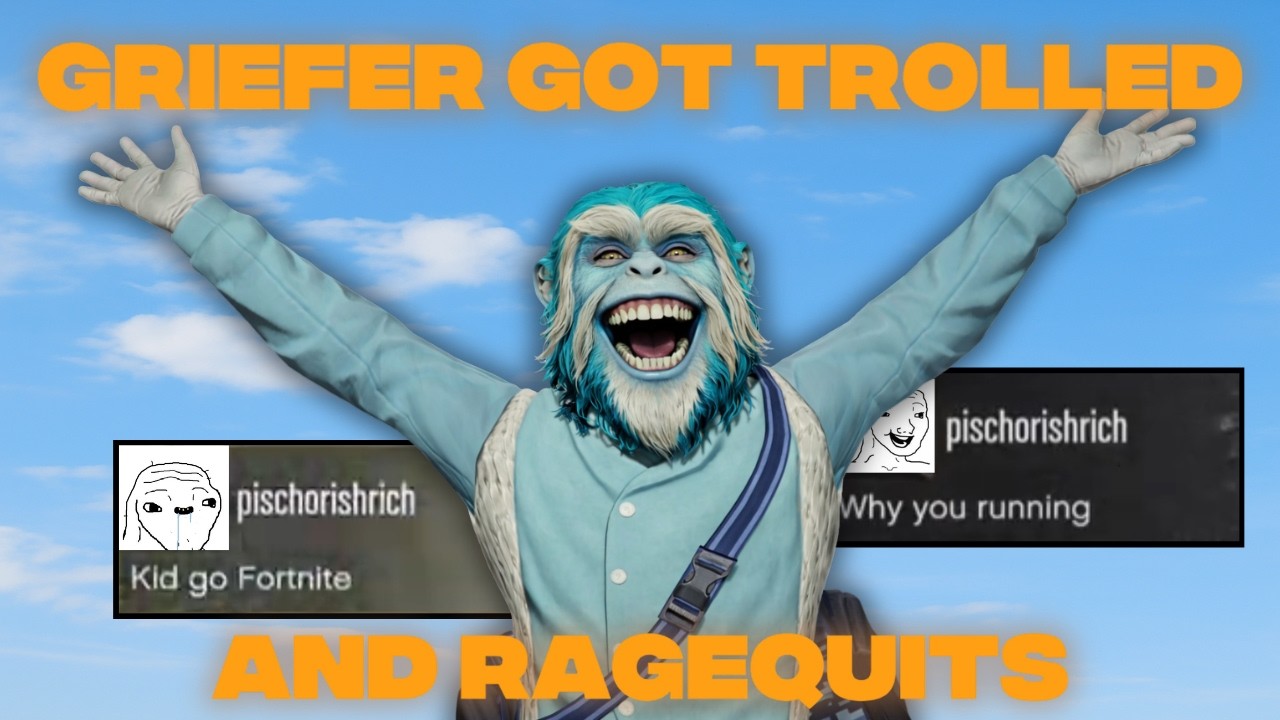 I Trolled This Griefer so Hard that He Ragequit - GTA Online