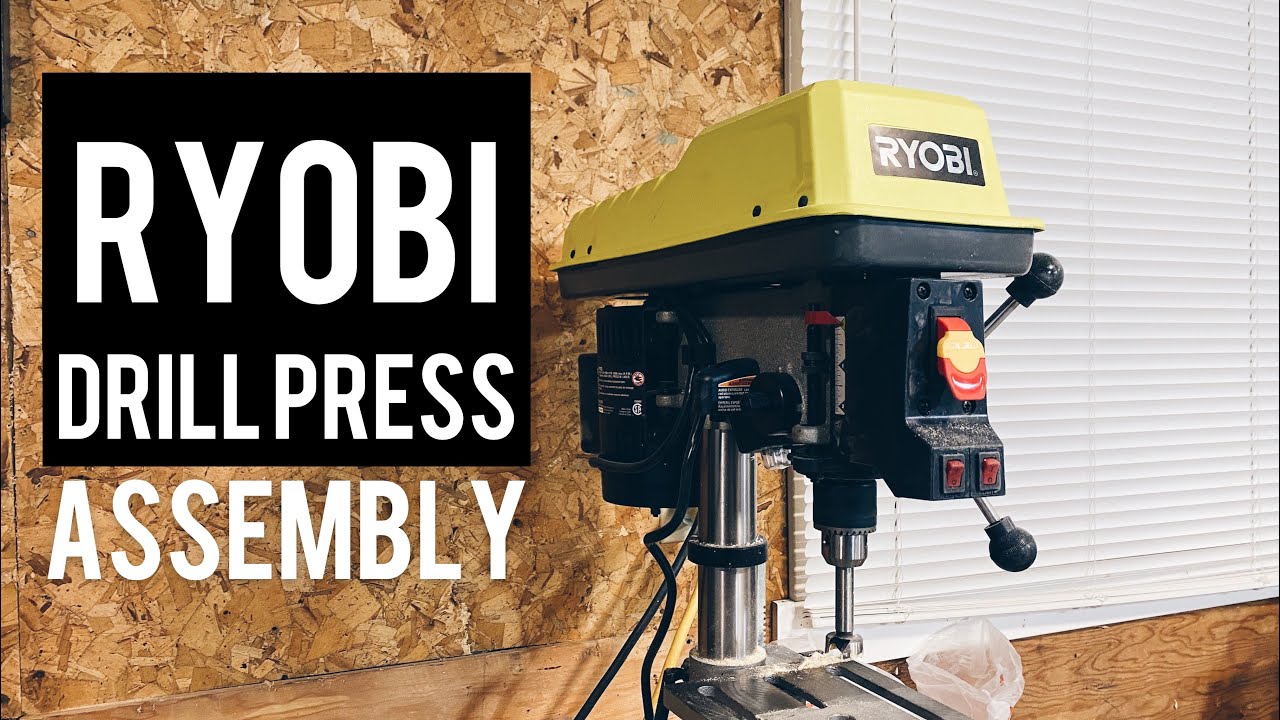 Ryobi Drill Press Assembly - YouTube