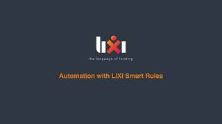 Modernising Lending: The Proposed LIXI Smart Rules Standard