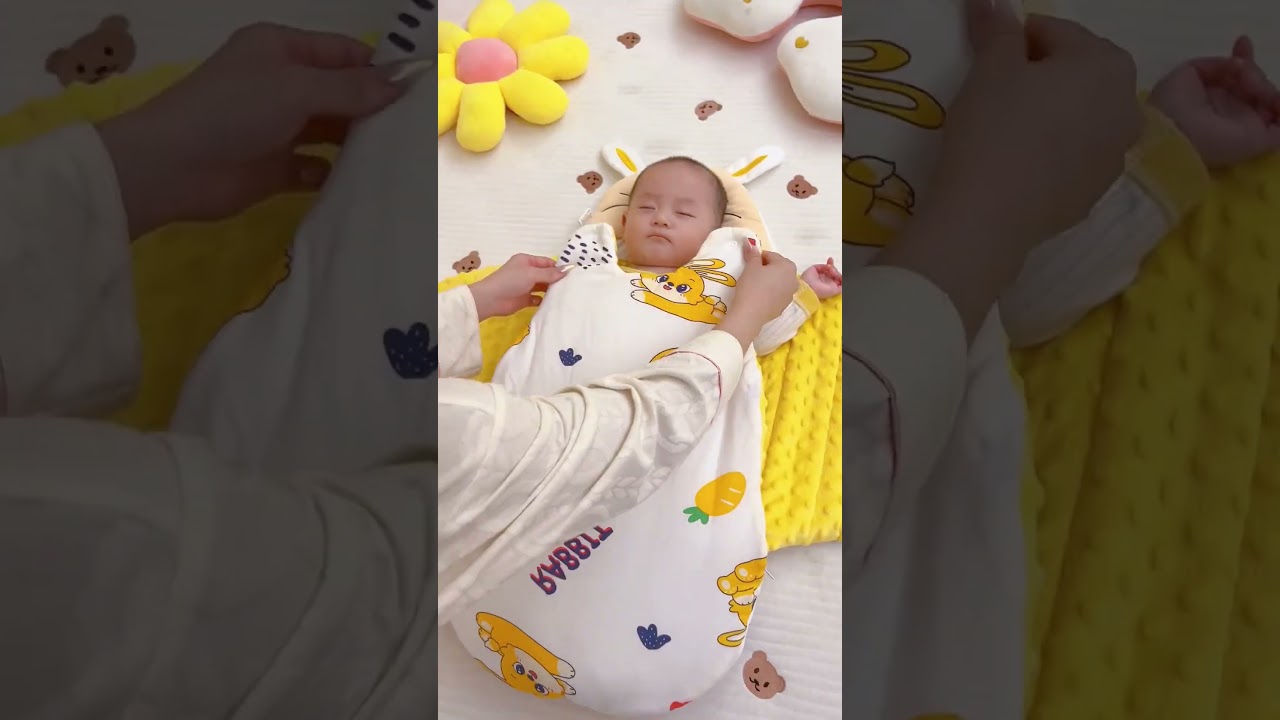 Baby   Covered  This Baby Falls Asleep Instantly When Wrapped in This “Magic Blanket”! 