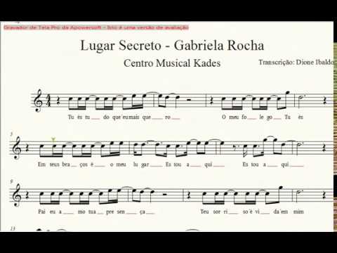 Lugar secreto - Gabriela Rocha Sheet music for Piano (Piano Duo)