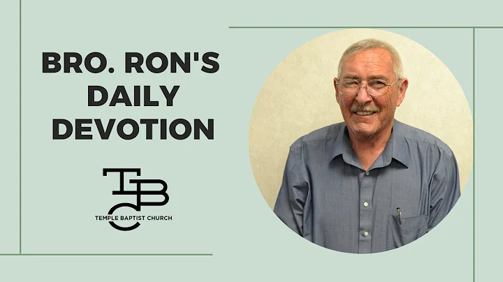 Bro  Ron's Devotion Service in Suffering Saturday December 13, 2025