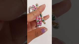 apni dress se matching krke customized kraiye bangles handmade bangles | #bangles #trending l#viral