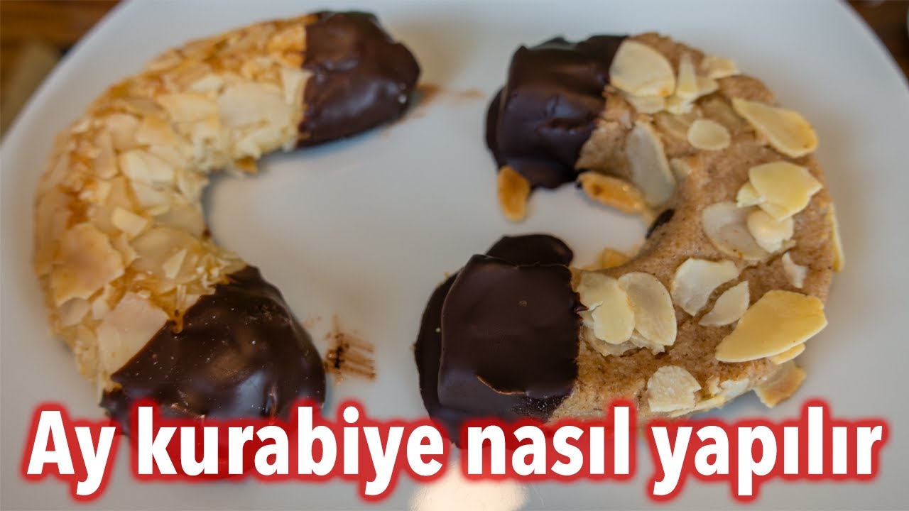 Badem Ezmeli Ay kurabiye nasıl yapılır Coach Levent YouTube