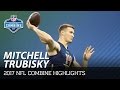 Mitchell Trubisky (North Carolina, QB) | 2017 NFL Combine Highlights