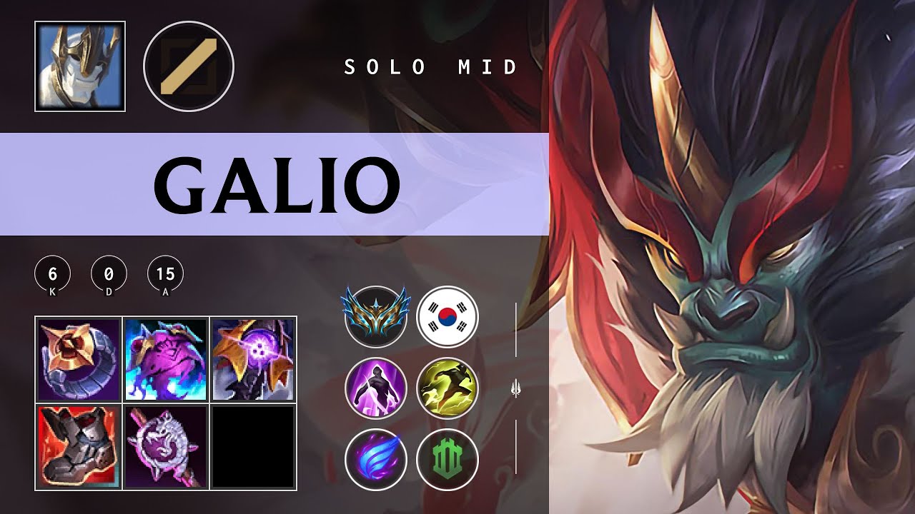 Galio Mid vs Katarina - KR Challenger Patch 25.24