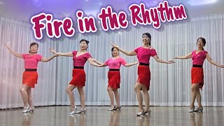 Fire in The Rhythm Line Dance (Improver) / Uli Elfrida (INA) - August 2026