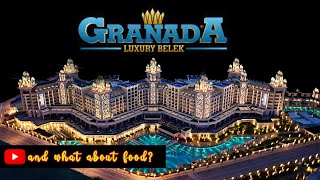 ULTIMATE GUIDE TO LUXURY VACATION GRANADA LUXURY BELEK | AND WHAT ABOUT FOOD?🍽️✨