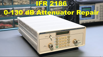 IFR (Marconi) 2186 Programmable Attenuator Repair And Test