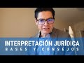 Técnicas de Interpretación Jurídica