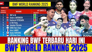 Download Lagu RANKING BWF SETELAH AUSTRALIA OPEN‼️ UPDATE RANKING BWF TERBARU HARI INI MP3
