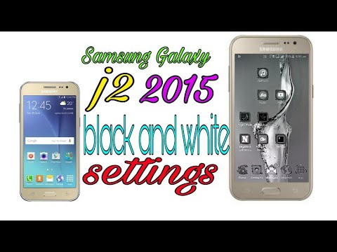 Samsung Galaxy J2 15 Black And White Setting One App Without Root Tech Sonu Youtube