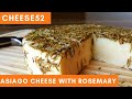 Asiago style cheese rosemary crusted