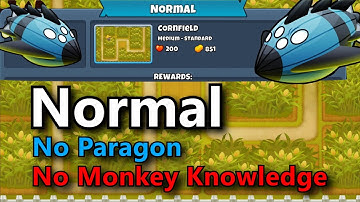 BTD6 Vortex Normal  ||  No Monkey Knowledge  ||  Corn Field