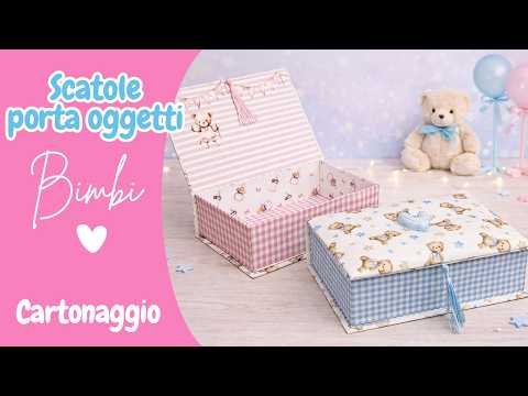 Scatola porta oggetti in cartonaggio 📦✨ Mini video corso