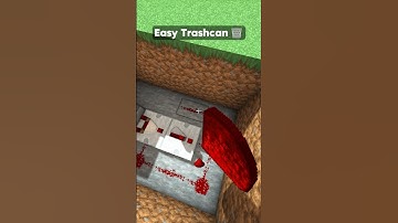 Minecraft Automatic Trashcan 🤓 (Your Way