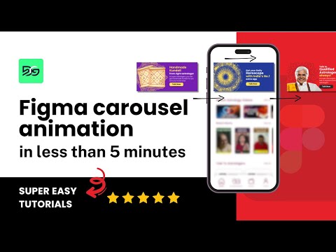 Figma carousel animation in less than 5 minutes | Figma carousel slider Tutorial 2025 | Hindi