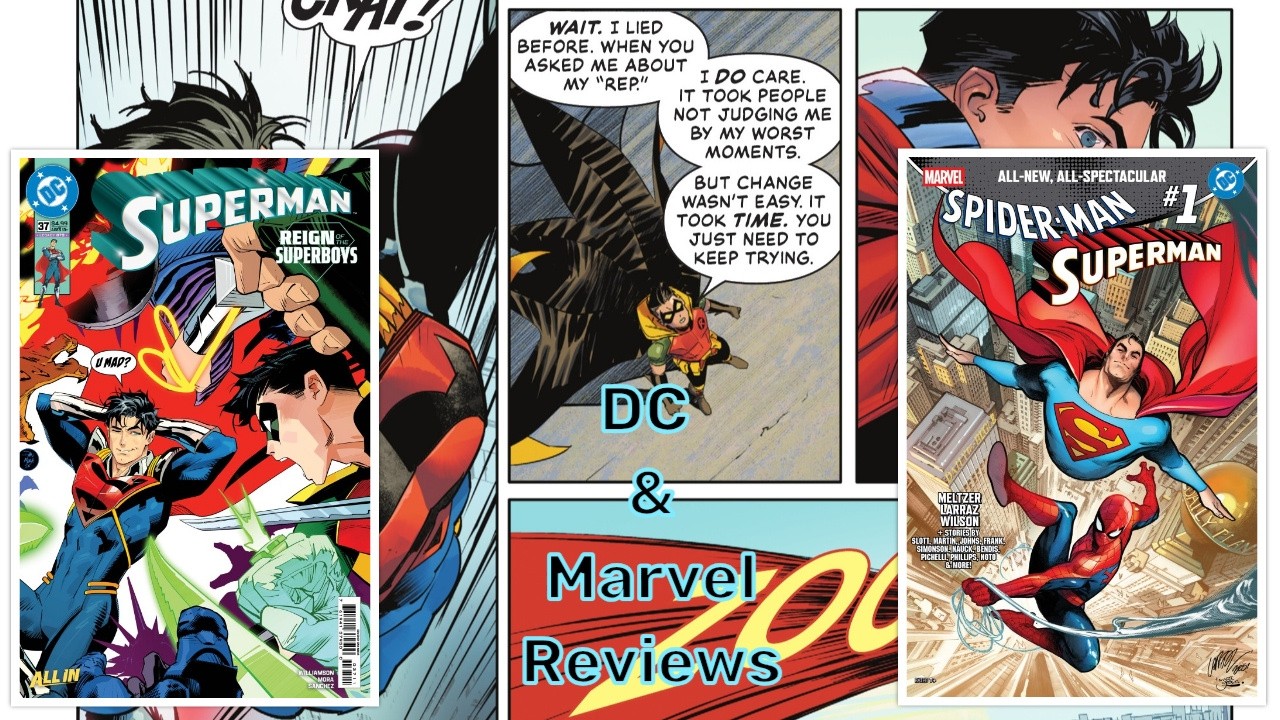DC/Marvel Review: Spiderman/Superman l #1 Crossover & Superman #37