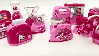 12 Minutes Satisfying with Unboxing Hello Kitty Pink Appliances Toy Review | ASMR Toys