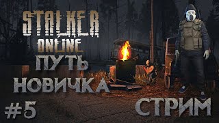 Stalker Online/Stay Out -  С нуля до 40 уровня. Путь новичка | Сталкер Онлайн Стрим.