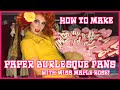 The Humble Sequin: How to Make Paper Burlesque Fans with Miss Maple Rose!