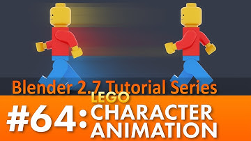 Blender 2.7 Tutorial #64: Lego Character Animation #b3d