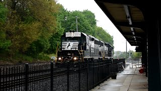 Local Lite Power and Leslie Air Horns
A couple months ago, I got some footage of two lite-power locals, both with Leslie air horns, also both on former Reading trackage!
First on a rainy Friday May 8th, NS H49 heads back west through Royersford, PA. NS GP40-2 #3001 has a sweet Leslie RS3L. Two days later on May 10th, NS H44 heads east past the station at Temple, PA with a pair of SD60Es, 6943 having a Leslie RS5T (although not a very good one).
Anyway, nothing special in the way of video, but I thought it would be cool to share. Local Lite Power and Leslie Air Horns