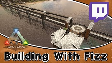 ARK:Step By Step Building w/ Fizz :: Season 5 Arena Bridge Modded