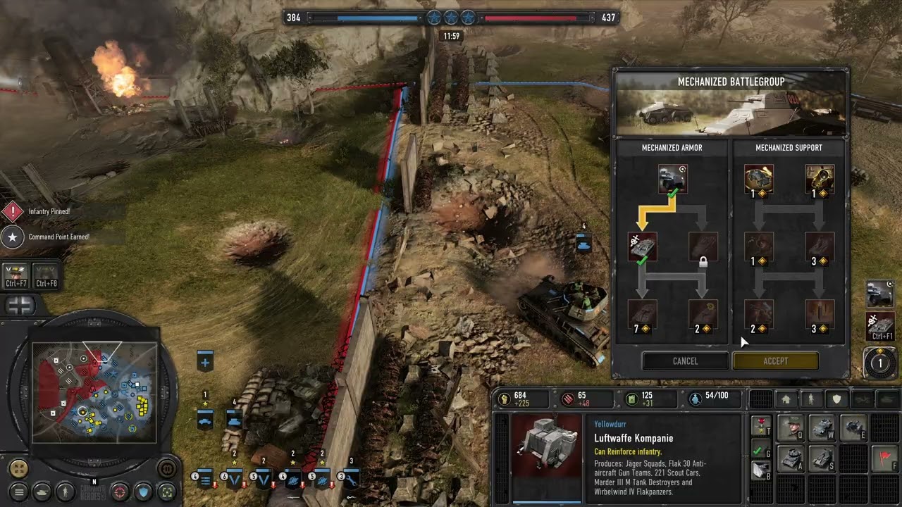 Company of Heroes 3 3v3 Gameplay