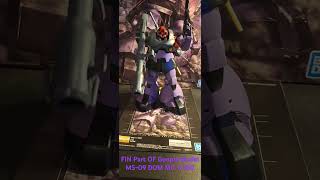 Fin part of Gunpla model MS-09 DOM MG  1/100