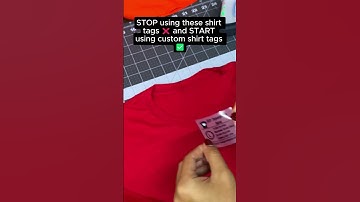 Custom shirt tags are the easies way to make your custom apparel a lot more speical!😌💯🔥
