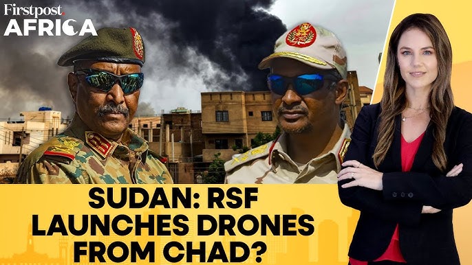 Sudan: Al-Burhan's Army Says Hemedti's RSF Launched UAE-made Drones From Chad | Firstpost Africa