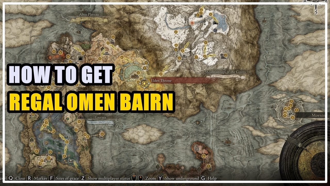 How to get Regal Omen Bairn Elden Ring YouTube