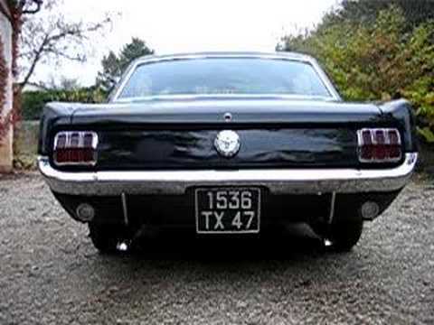 Ford Mustang 66, V8 sound