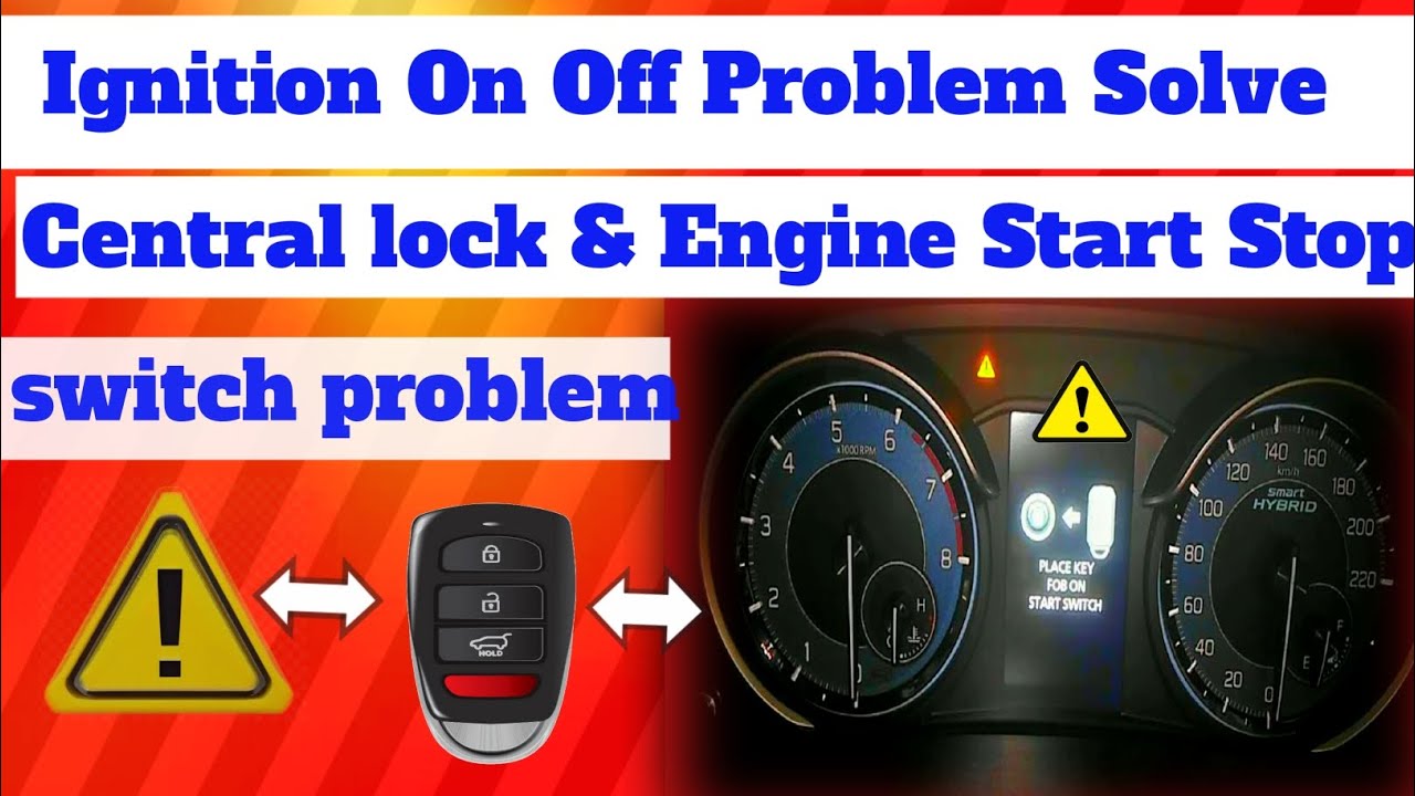 Car Center Lock Not Working//Ignition On Off Switch Problem // Car Push ...