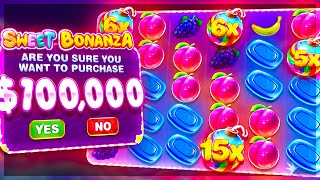 This Sweet Bonanza $100,000 Bonus Buy PAID!!!... screenshot 4