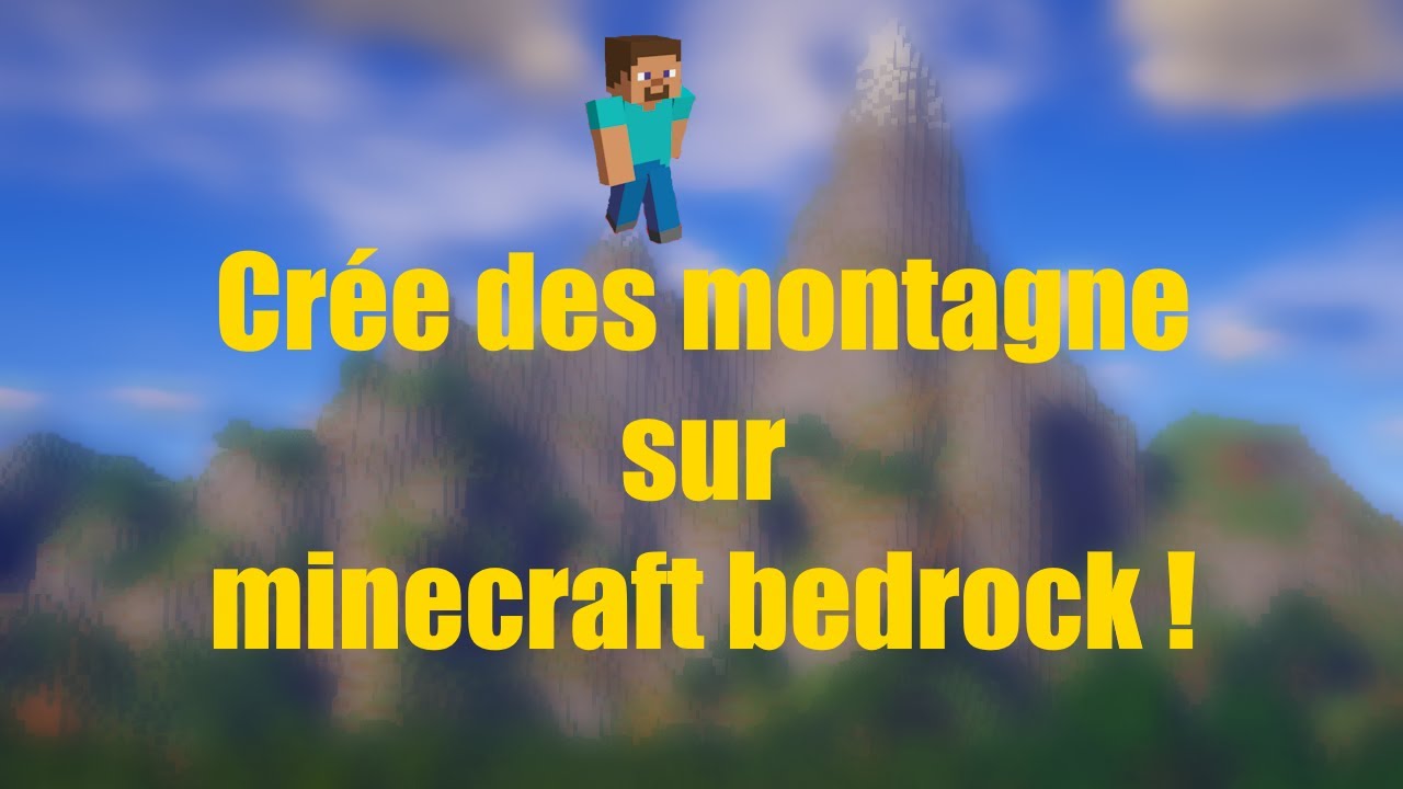 Comment Faire une Montagne en 5 Minutes ! (Les commands blocks pour les