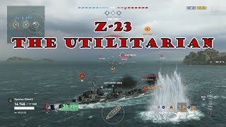 Meet The Z 23! Tier 7 German Destroyer (World of Warships Legends Xbox One X) 4k