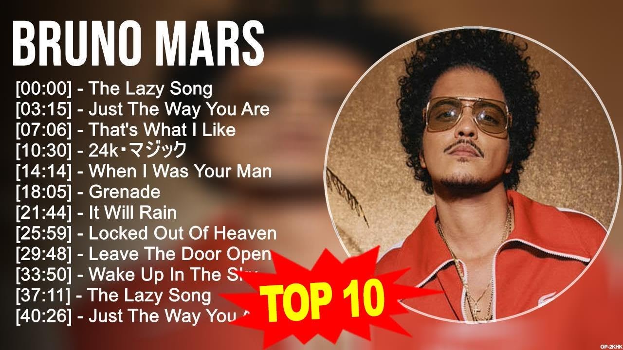 Bruno mars 2023 mix top 10 best songs greatest hits full album