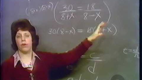 Pre-Calculus #30:   Word Problems Resulting in 1 Rational Equation