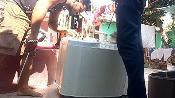 semi washing machine repair - spin motor and buffer change in triveniganj supaul - ehsan