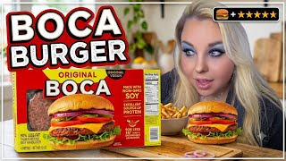 IS THE ORIGINAL BOCA BURGER STILL WORTH IT | Vegan Boca Burger Review