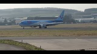 Rare Tui Airways 737-800 G-Fdzx Positioning Flight From London Gatwick