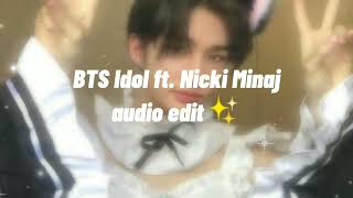 BTS Idol ft Nicki Minaj audio edit Resimi